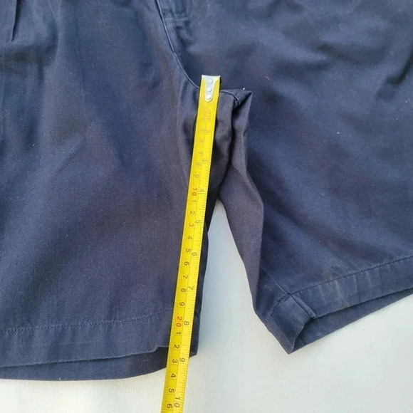 NWT $40 George & Martha Navy Blue Pleated Chino Men's Shorts Size 38 - Picture 6 of 11